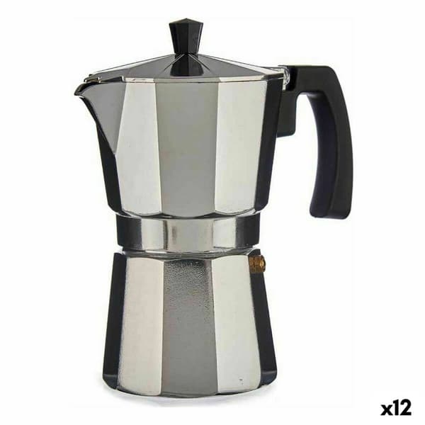 Italiensk Kaffepanna Kinvara A11RA-300 Silvrig Aluminium 150 ml (12 antal)