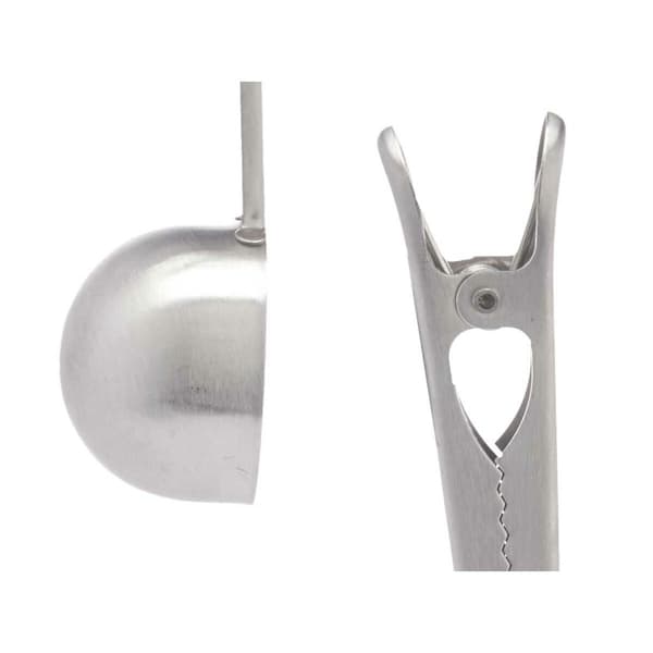 Måttbägare Kinvara W4034 Rostfritt stål 17,5 x 17,5 x 2,5 cm Klämma (24 antal)