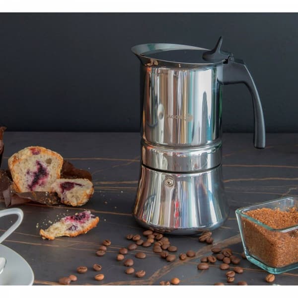 Italiensk Kaffepanna Fagor Svart Rostfritt stål 60 ml
