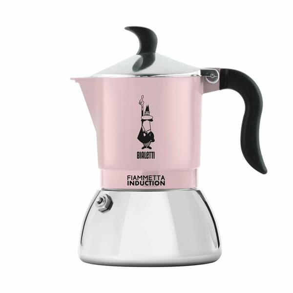 Italiensk Kaffepanna Bialetti 29589 Rostfritt stål Aluminium 2 Csészék Rosa