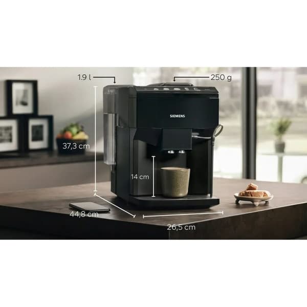 Superautomatisk kaffebryggare Siemens AG TP511R09 Svart 1500 W 15 bar 1,9 L