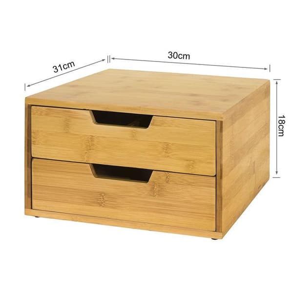 SoBuy, Kapselhållare med 2 lådor, Förvaringsbox, FRG82-N
