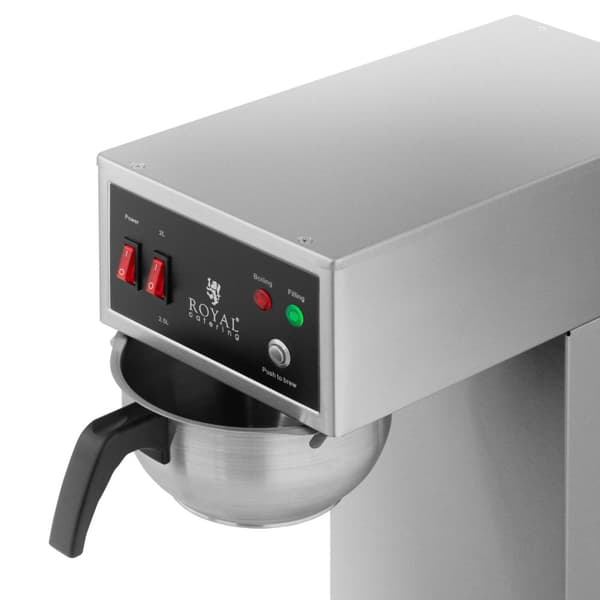 Kaffebryggare - 2,5 l - Inkl. termosbehållare med tappkran - Royal Catering
