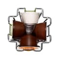Miniatyrbild 4 av 4: Dolce Gusto Capsule Dispenser - Cheffinger - 360° Roterande Slender Tower - Grå metall