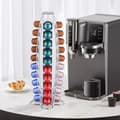 Miniatyrbild 2 av 4: Dispenser för 40 Nespresso Capsules Slim Tower i metall Cheffinger Silver