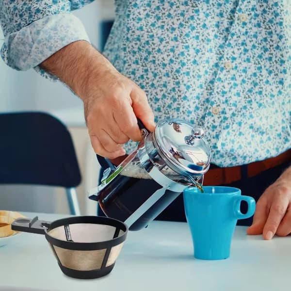 Återanvändbart kaffekorgsfilter för Hamilton Beach 2-vägs Brewer kaffebryggare modeller 49980A, 49980Z, 47650, 49933