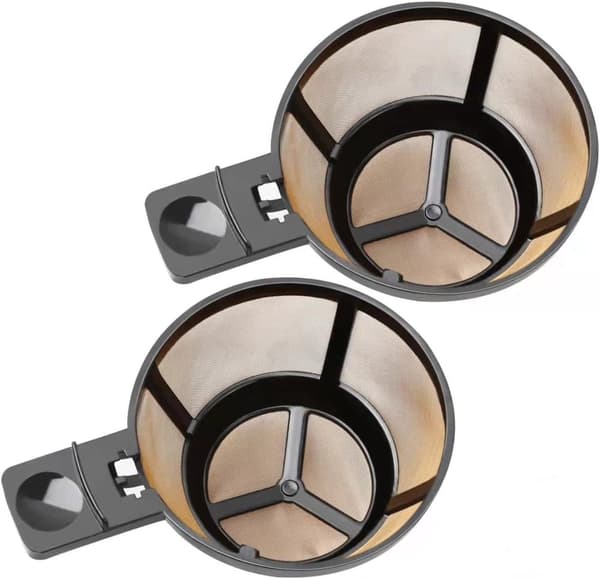 Återanvändbart kaffekorgsfilter för Hamilton Beach 2-vägs Brewer kaffebryggare modeller 49980A, 49980Z, 47650, 49933