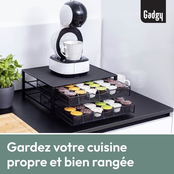 Gadgy - GG0957 - Dolce Gusto Kapselhållare | Hållare till 72 kaffekapslar | Dolce Gusto Podhållare