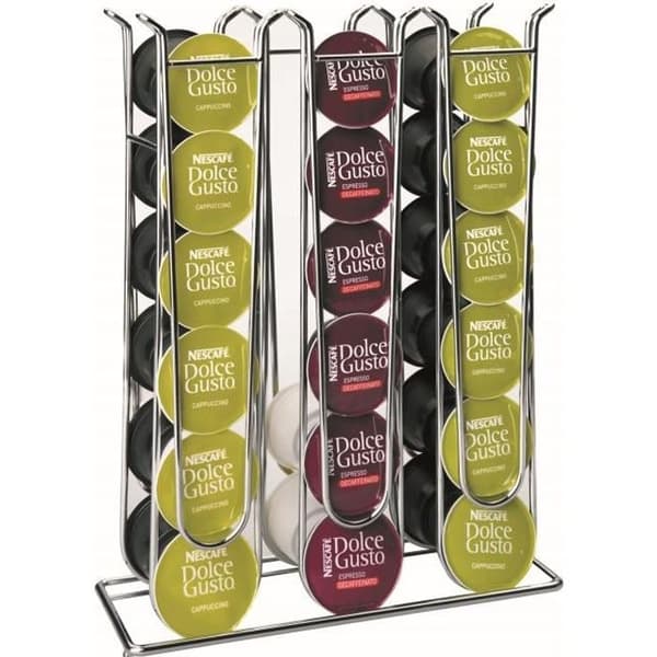 Ibili - Dolce Gusto kapseldispenser, 36 kapslar, kromstål