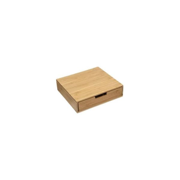 Kapselförvaringslåda - 5 fack - 34,5 x 30,5 x 8 cm - Bambu