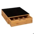 Miniatyrbild 4 av 4: Kapselhållare - 5five - 2 lådor - Naturlig bambu - Rektangulär - Samtidsdesign