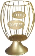 Miniatyrbild 1 av 2: Kaffekapselhållare, Rostbeständig, Platsbesparande Design,M Guld