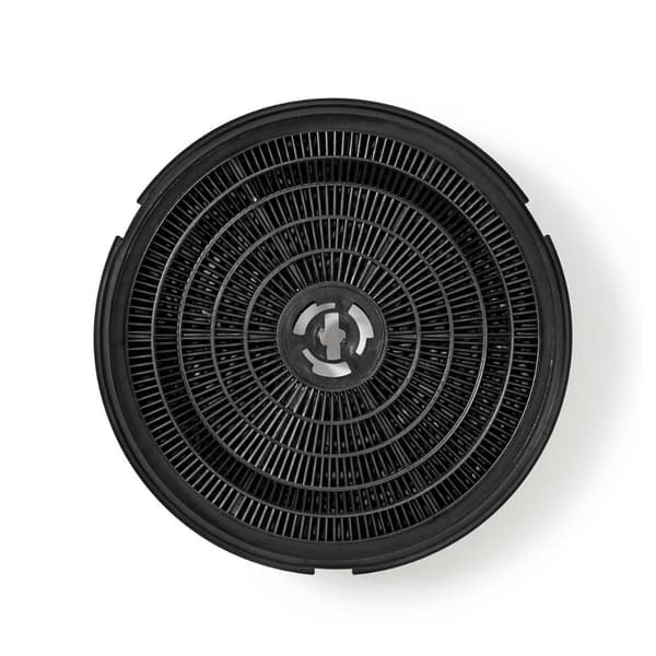 Kullfilter for kjøkkenvifte Ø19cm Sort