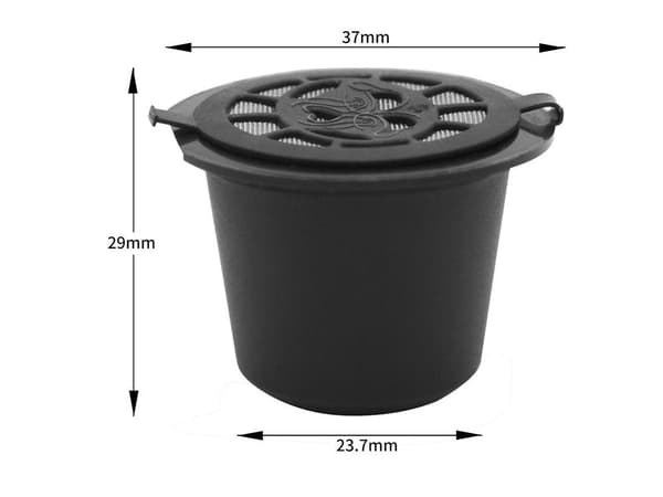 5st Kaffekapslar kompatibel med Nespresso Återanvändbara
