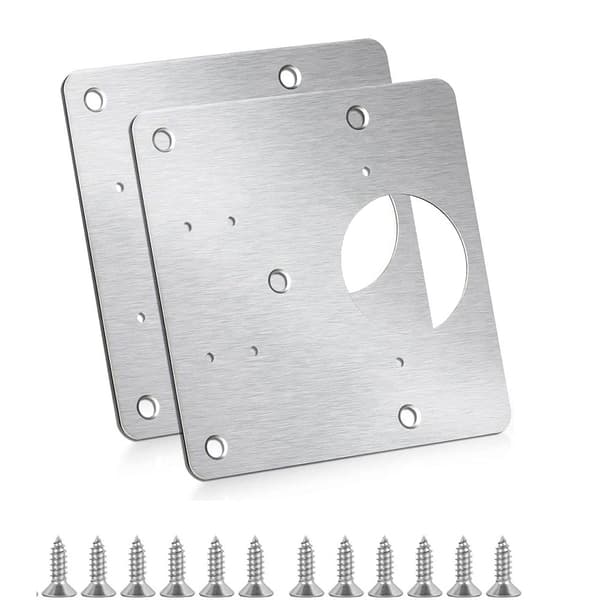 Reparationsplatta för gångjärn 90x90mm 2-pack