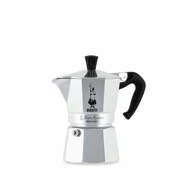 Bialetti Moka Express Moka kruka 0,2 L Aluminium, Svart