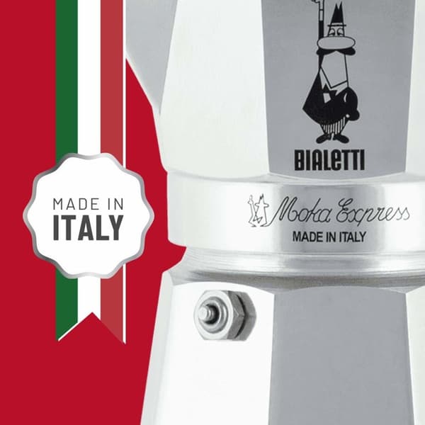 Bialetti Moka Express Moka gryde 0,3 L Aluminium, Sort