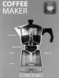 Miniatyrbillede 8 af 10: Maestro 3 kop kaffemaskine MR-1666-3-BRUN brun