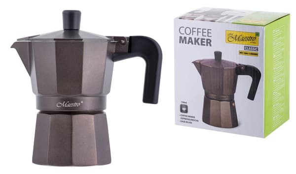 Maestro 3 kop kaffemaskine MR-1666-3-BRUN brun