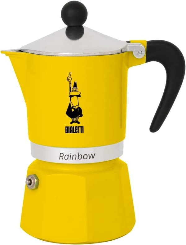 Kaffemaskine BIALETTI RAINBOW 6TZ 300 ml Gul