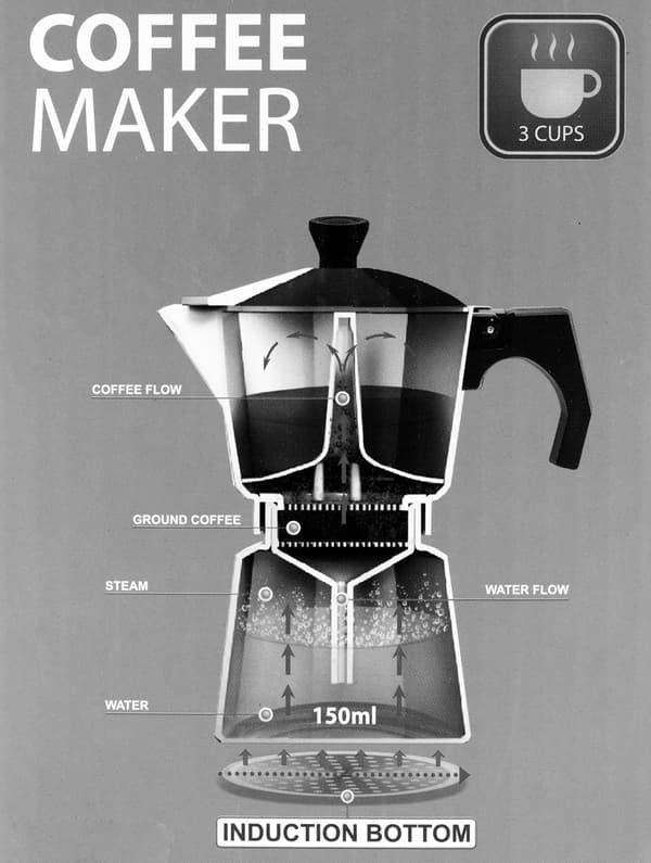 Kaffemaskine til 6 kopper MR-1667-6 MAESTRO