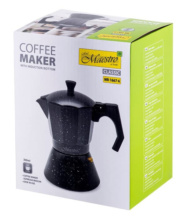 Kaffemaskine til 6 kopper MR-1667-6 MAESTRO