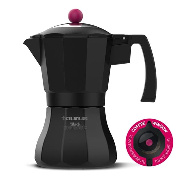Kaffemaskine til 6 kopper Taurus Black Moments KCP9006l