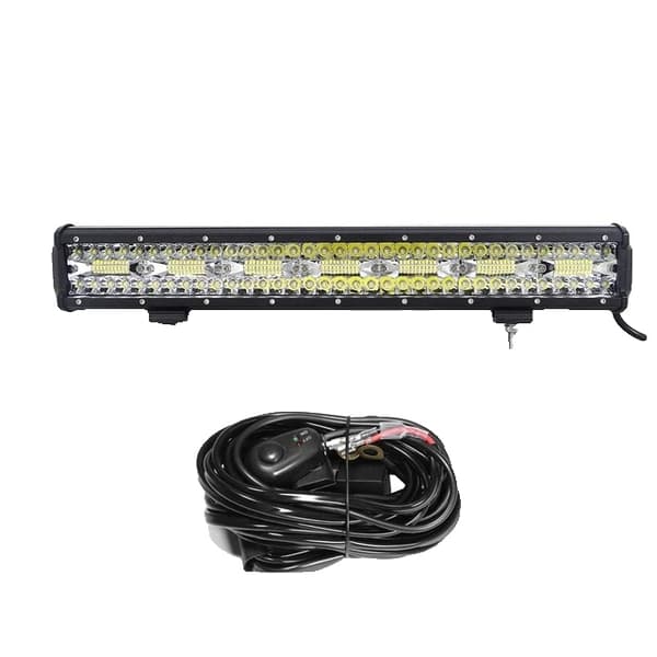 LED Lysbjælke, 8D Offroad Lampe, 3 Rækker, 20in 420W Ingen ledning