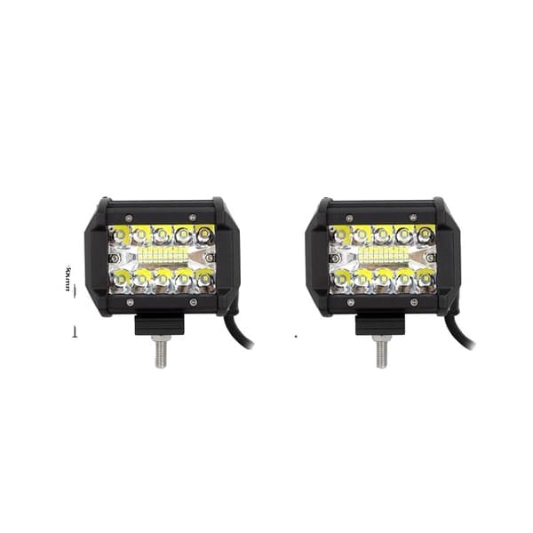 LED Lysbjælke, 8D Offroad Lampe, 3 Rækker, 20in 420W Ingen ledning