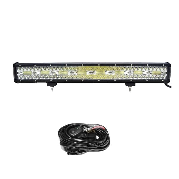 LED Lysbjælke, 8D Offroad Lampe, 3 Rækker, 20in 420W Ingen ledning