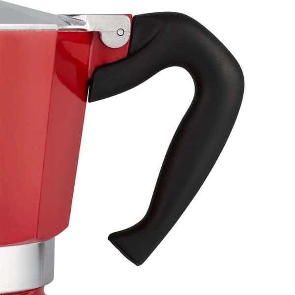 Bialetti Moka Express Winter Wonderland 3TZ cafe 140 ml Röd, Silver