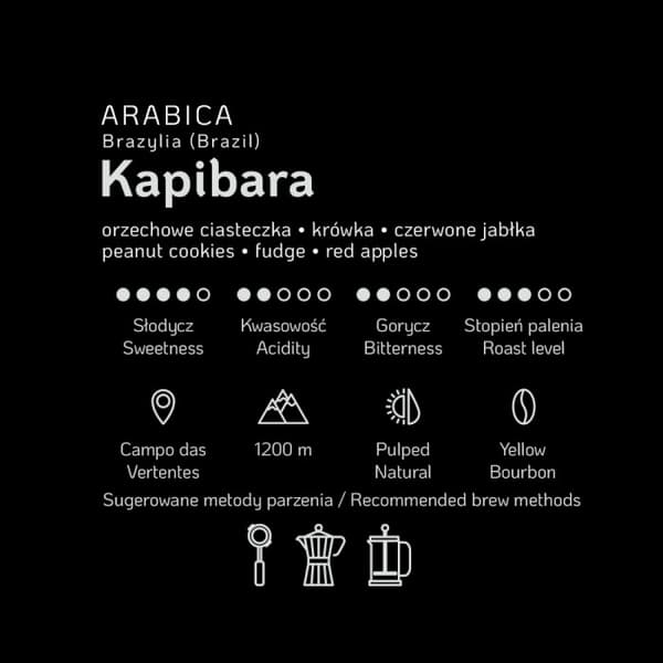 ML-Brazil kahvipavut 250g, CAPYBARA