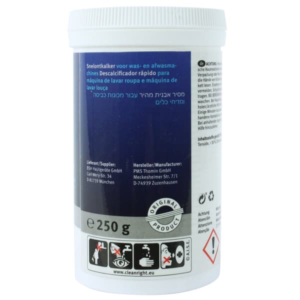BOSCH SIEMENS B/s Vw/pesukone Kalkinpoistoaine 250g