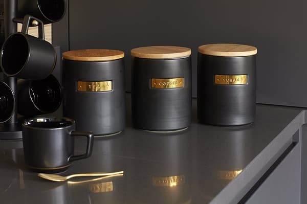 Masterclass - Stoneware beholdere til Kaffe, Te og sukker