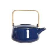 Tekande DKD Home Decor S3027093 Porcelæn Blå Bambus (21 x 17 x 10 cm) (1 L)