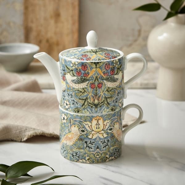 Strawberry Thief Tea for One, 28cl - Morris & Co