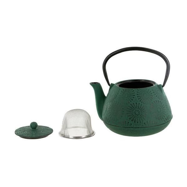 Emerald Green Hanami Gjutjärn Tekanna - 1,2 L