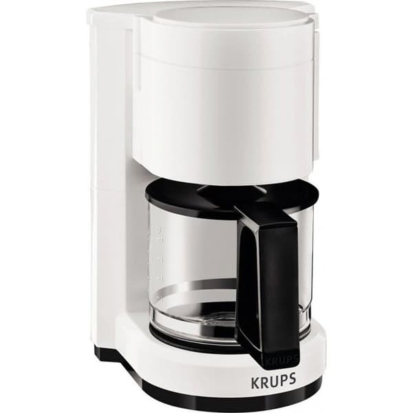 KRUPS F1830110 filterkaffebryggare - Vit - Håll värmen - 0,6L