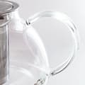 Miniatyrbild 4 av 4: Glas teekanna med filter i rostfritt stål - 0,8 L