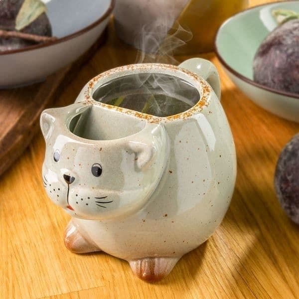 Mug - Chatt - Original - Hållbar porslin - Beige - 500 ml