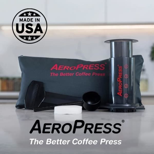 Kaffebryggare - AeroPress - Original - Svart - Plast och metall - Tål maskindisk