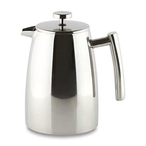 Dubbelväggig kaffebryggare - Grunwerg - Cafe Ole - Rostfritt stål - 3 koppar - Blank yta