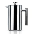 Miniatyrbild 1 av 7: Kaffekanna i SILVER 1 l kaffebryggare enligt det franska pressystemet av rostfritt stål med filter av rostfritt stål presskanna kaffepress