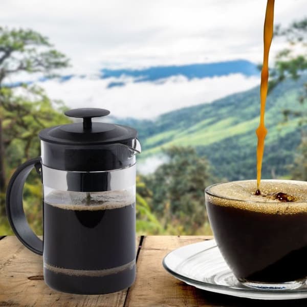 Cafékanna italienska med kolv 800 ml Fackelmann