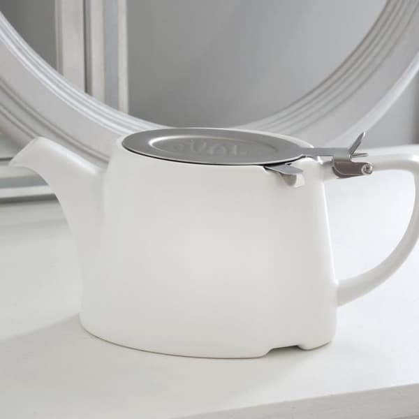 Teapot - BRUNO EVRARD - OVALIE - Keramik - 75cl - Satinvit