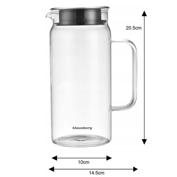 LASIKANNU VESIJUOMILLE 1L KLAUSBERG KB-7686