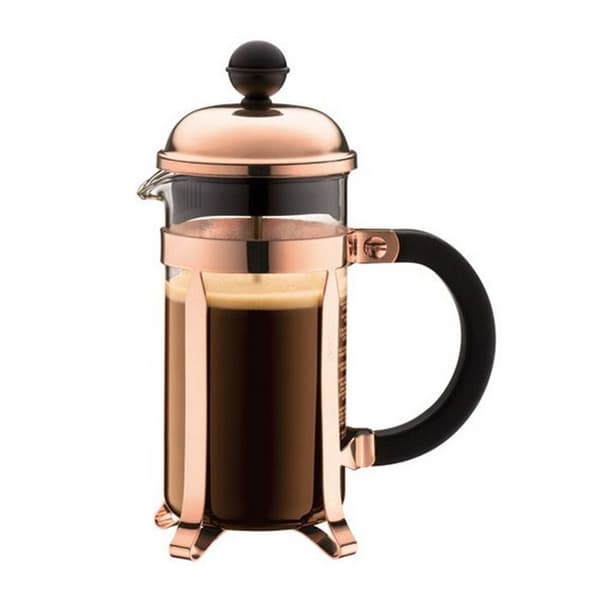 Fransk press kaffebryggare - BODUM - CHAMBORD - Koppar - 3 koppar - 0,35L