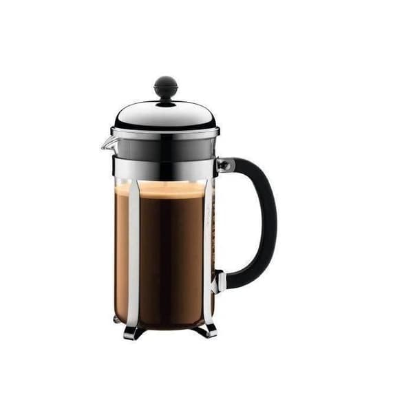 CHAMBORD - BODUM fransk presskaffebryggare, 8 koppar, 1,0 l, rostfritt stål
