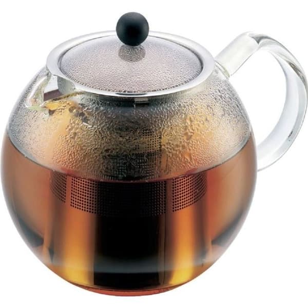 Assam Bodum tekanna - 1,5L Krom, Transparent