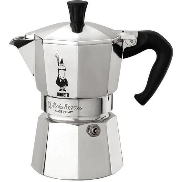 BIALETTI Moka express italiensk kaffebryggare - 12 koppar - Aluminium